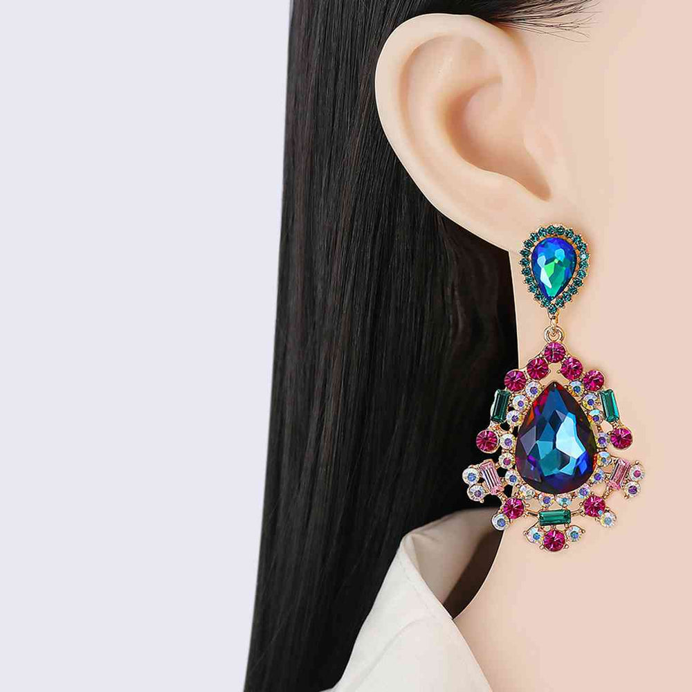 
                  
                    Teardrop Shape Rhinestone Alloy Dangle Earrings
                  
                