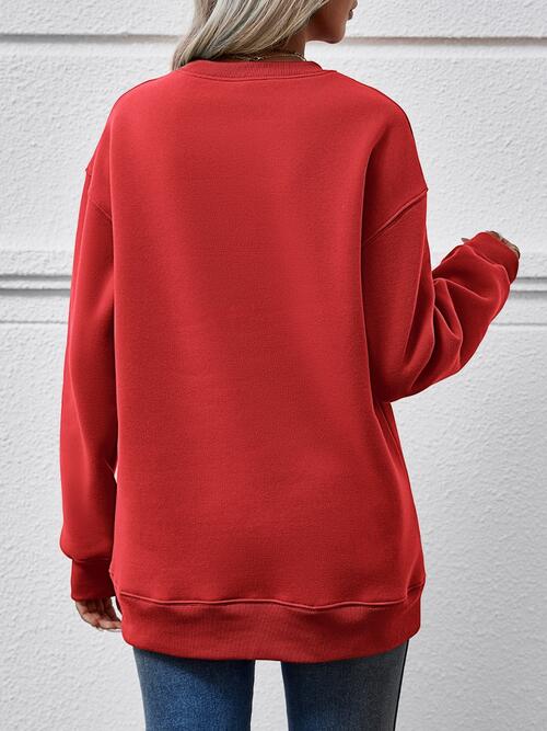 
                  
                    CHRISTMAS Graphic Round Neck Sweatshirt
                  
                