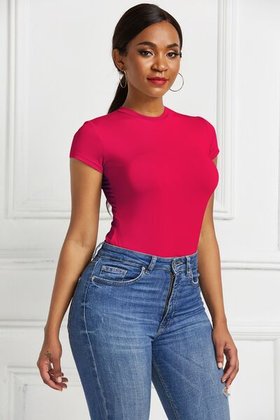 
                  
                    Round Neck Short Sleeve Bodysuit
                  
                