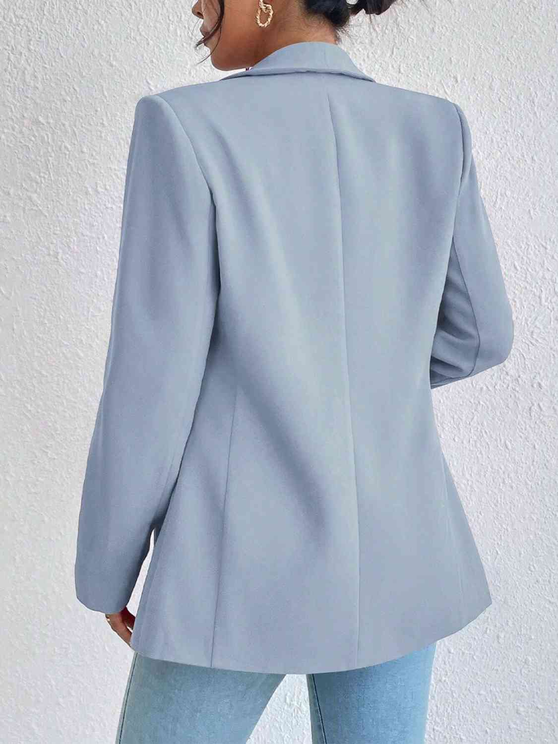 
                  
                    Shawl Collar Long Sleeve Blazer
                  
                