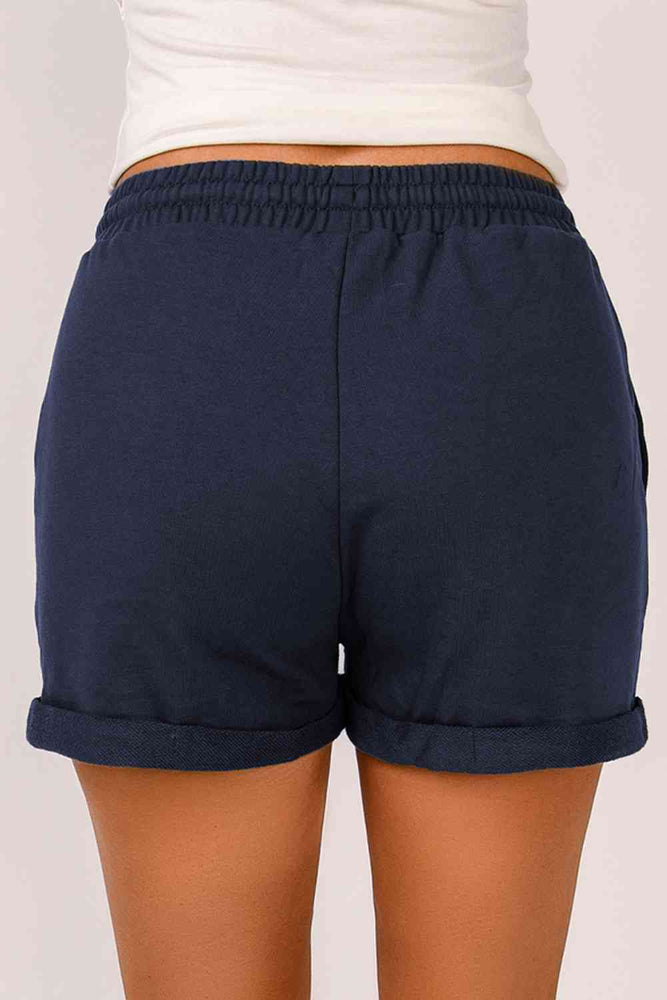 
                  
                    Drawstring Waist Cuffed Shorts
                  
                