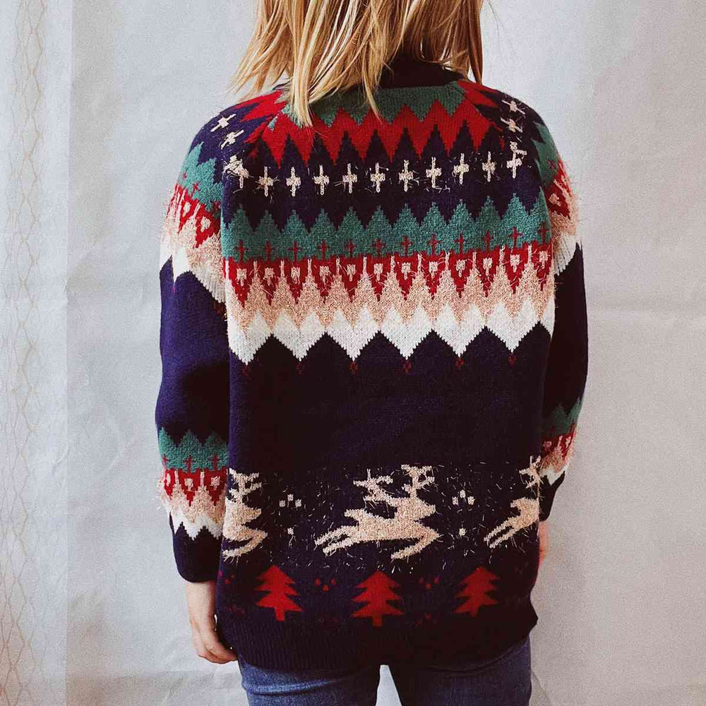 
                  
                    Christmas Element Long Sleeve Sweater
                  
                