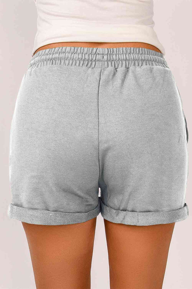 
                  
                    Drawstring Waist Cuffed Shorts
                  
                