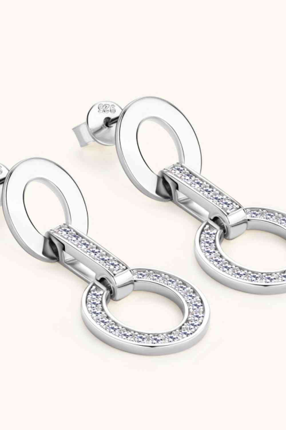 
                  
                    Moissanite 925 Sterling Silver Earrings
                  
                