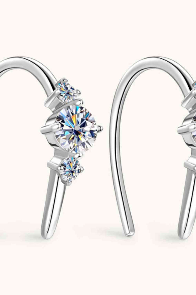 
                  
                    Moissanite 925 Sterling Silver Earrings
                  
                