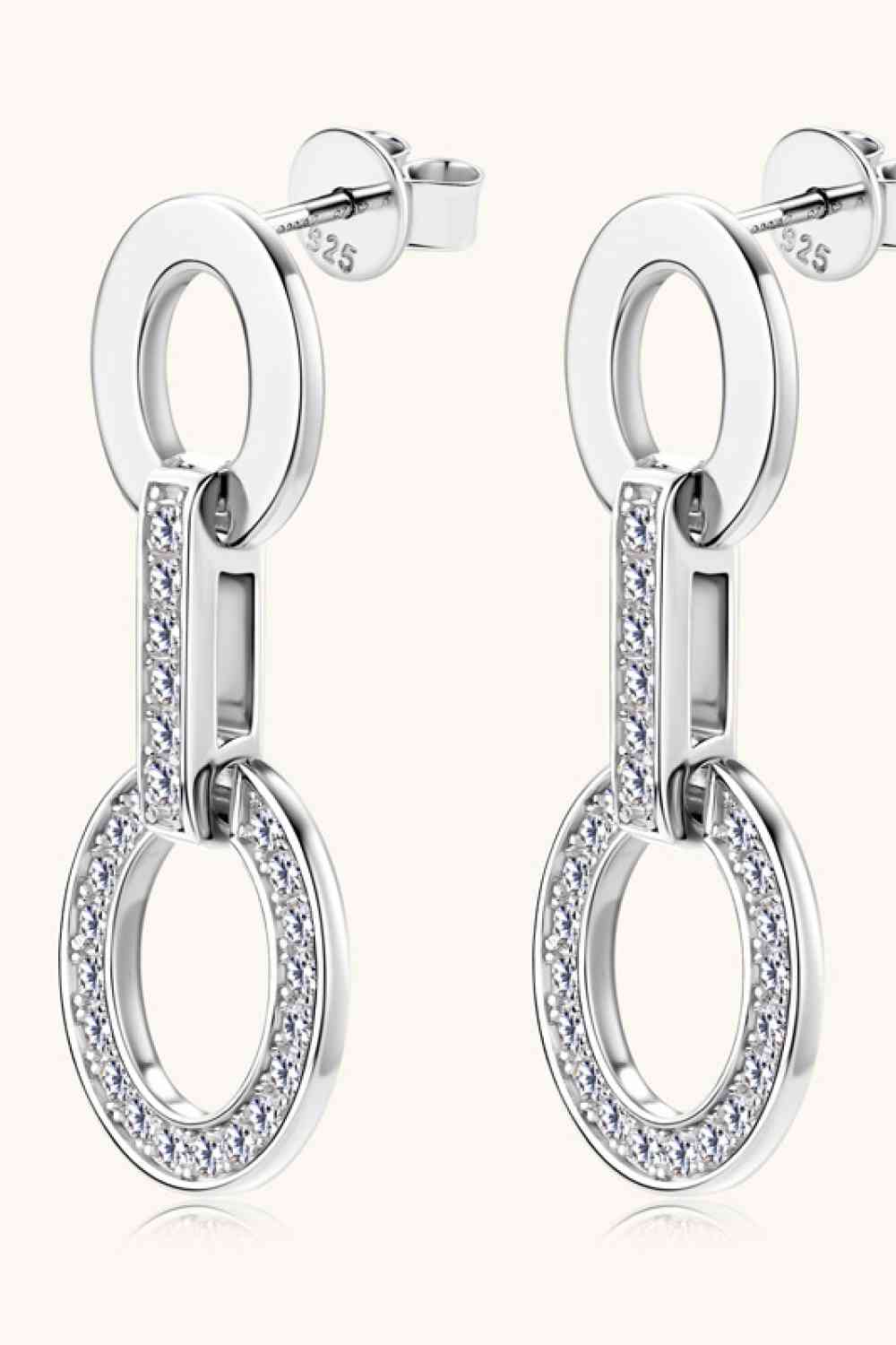 
                  
                    Moissanite 925 Sterling Silver Earrings
                  
                