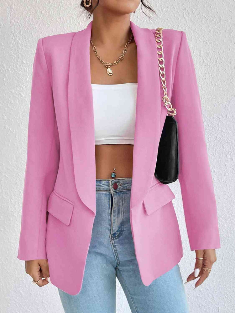 
                  
                    Shawl Collar Long Sleeve Blazer
                  
                