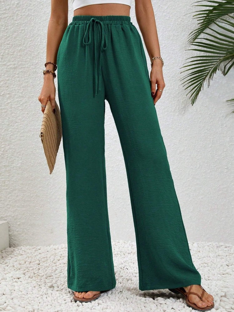 
                  
                    Wide Leg Drawstring Pants
                  
                