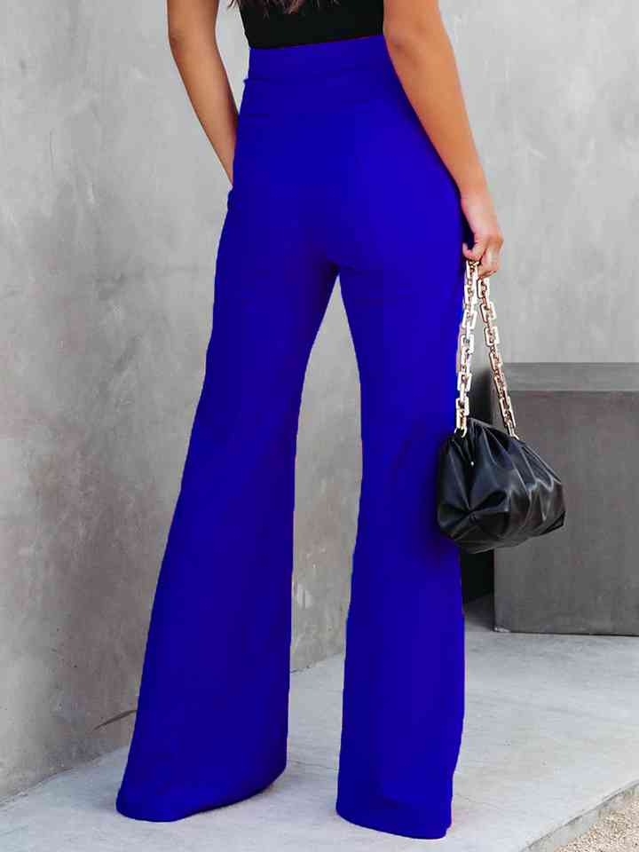 
                  
                    Front Slit Flare Leg Pants
                  
                