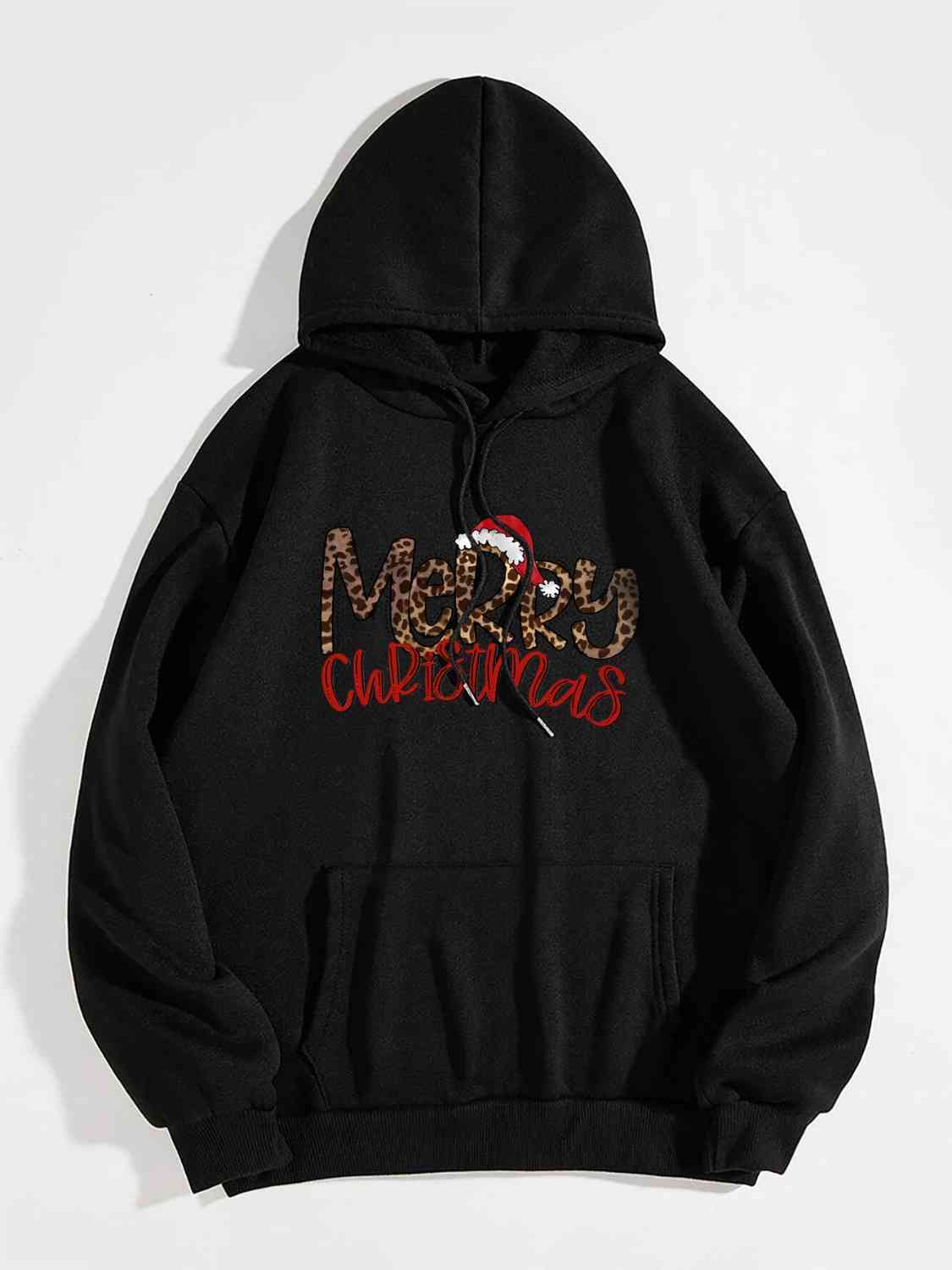 
                  
                    MERRY CHRISTMAS Graphic Drawstring Hoodie
                  
                