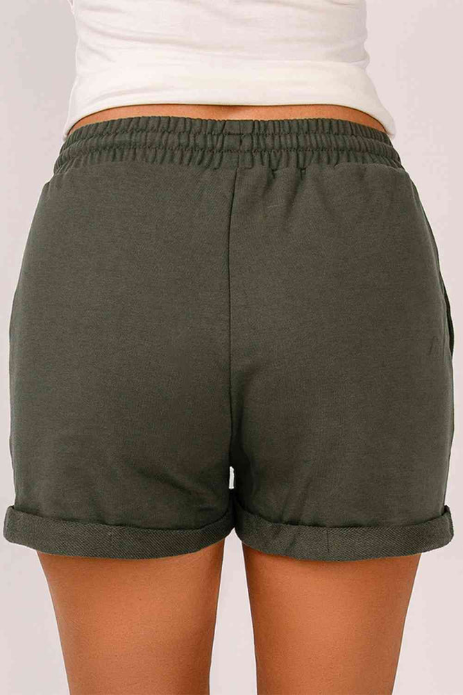 
                  
                    Drawstring Waist Cuffed Shorts
                  
                