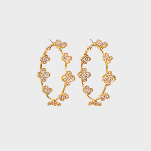 
                  
                    Circle Shape Rhinestone Alloy Earrings
                  
                