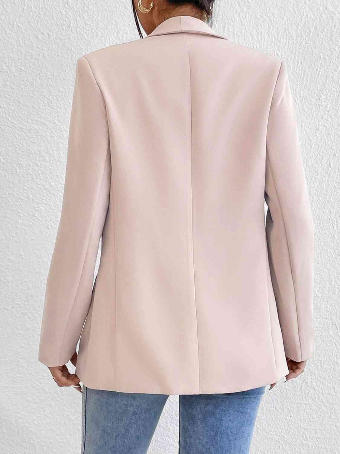 
                  
                    Shawl Collar Long Sleeve Blazer
                  
                