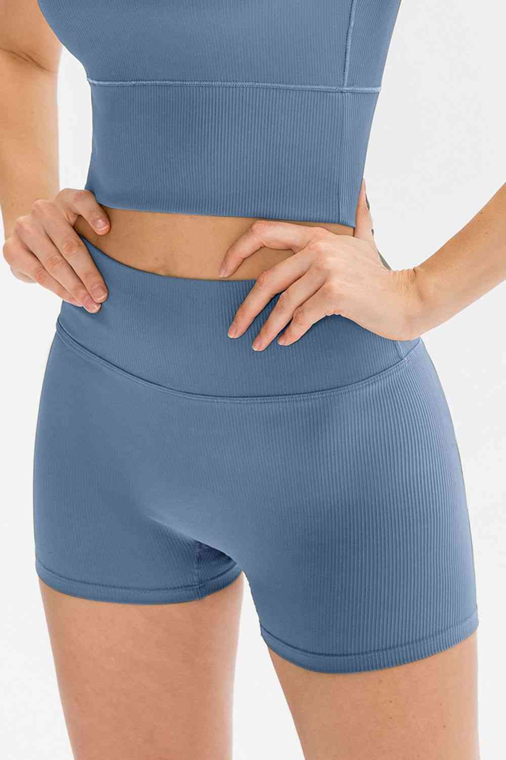 
                  
                    Slim Fit Wide Waistband Sports Shorts
                  
                