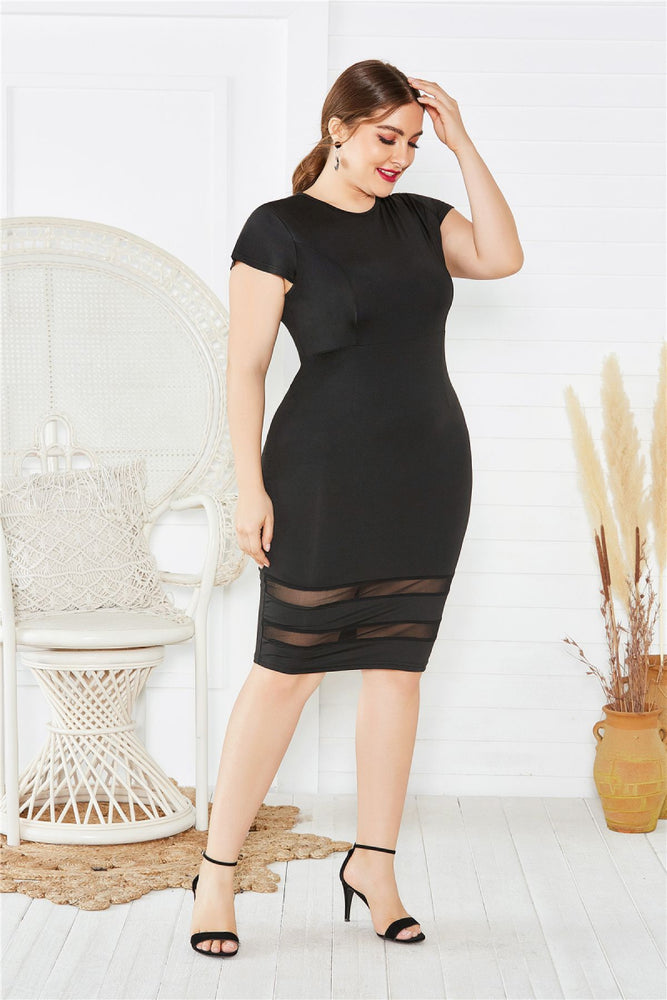 
                  
                    Mesh Detail Midi Dress
                  
                