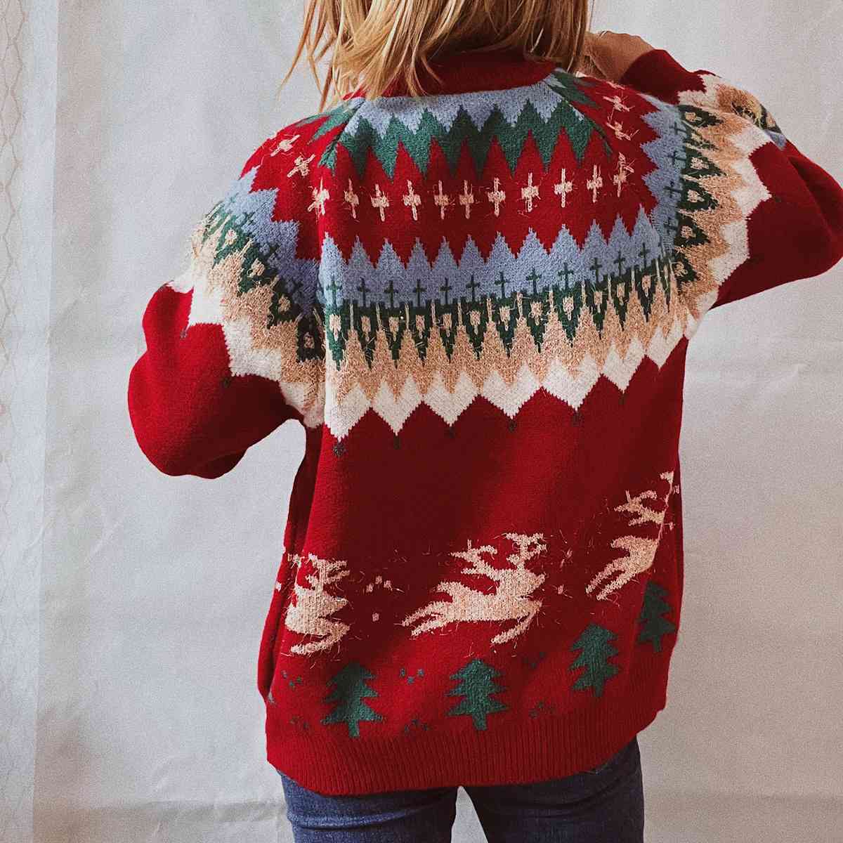 
                  
                    Christmas Element Long Sleeve Sweater
                  
                